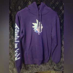H&M Purple Graphic Hoodie